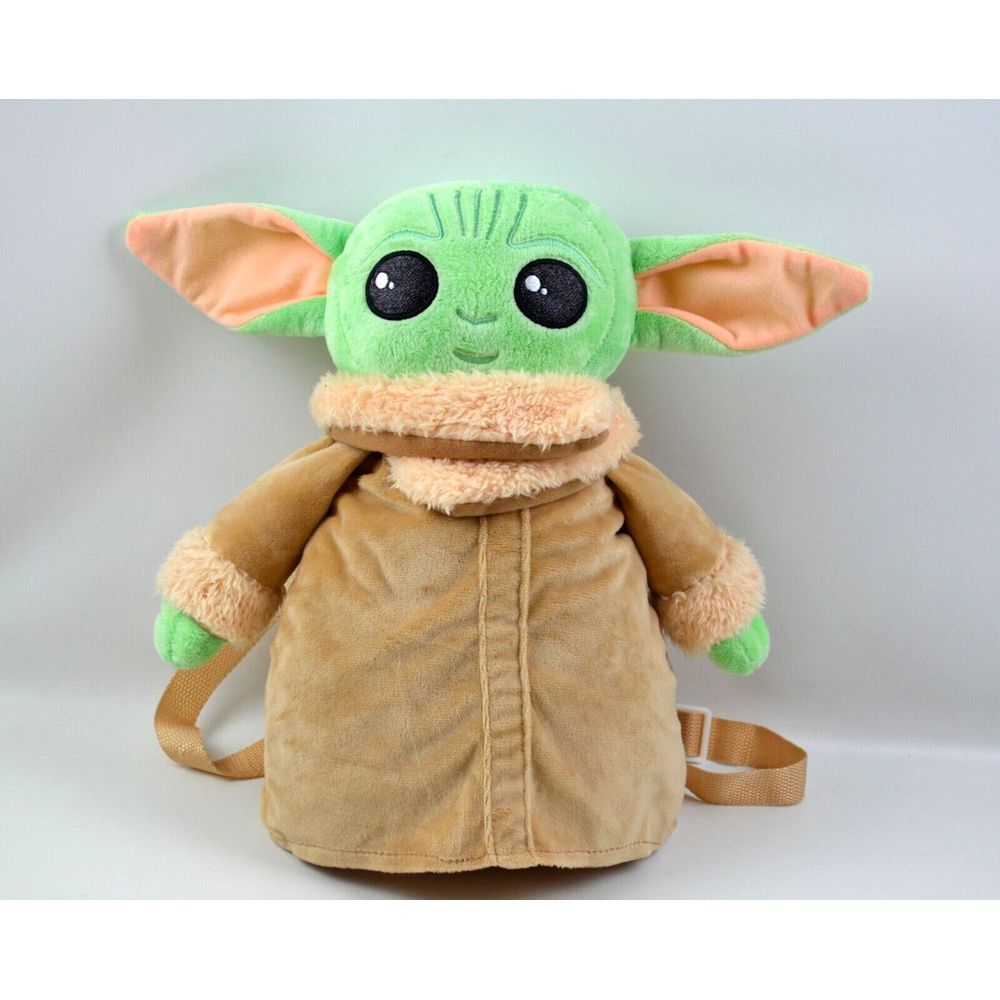 Baby Yoda Plush Mini Backpack The Child Mandalorian Star‎ Wars Stuffed 12"x9"